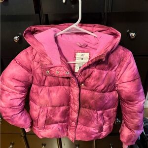 GAP Kids Pink Puffer Jacket
